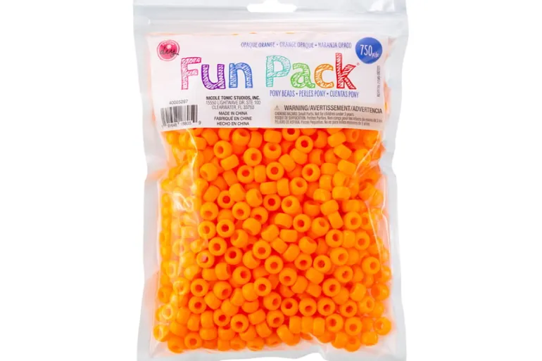 Pony Bead Fun Pack – 750pc. Pastel Mix