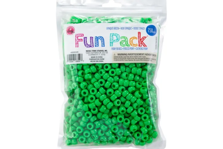 Pony Bead Fun Pack – 500pc. Valentine Mix