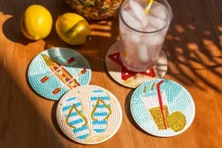 Portugese Coasters Diamond Painting Kit 4pc