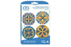 Portugese Coasters Diamond Painting Kit 4pc
