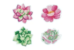 Portugese Coasters Diamond Painting Kit 4pc