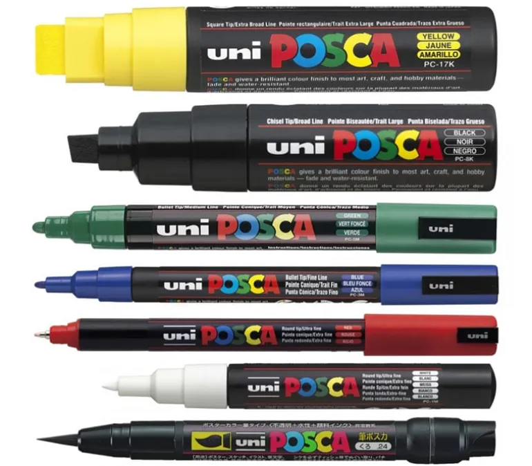Posca Paint Markers – Broad – Fluorescent (view colors)