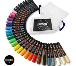 Posca Paint Markers – Broad – Fluorescent (view colors)