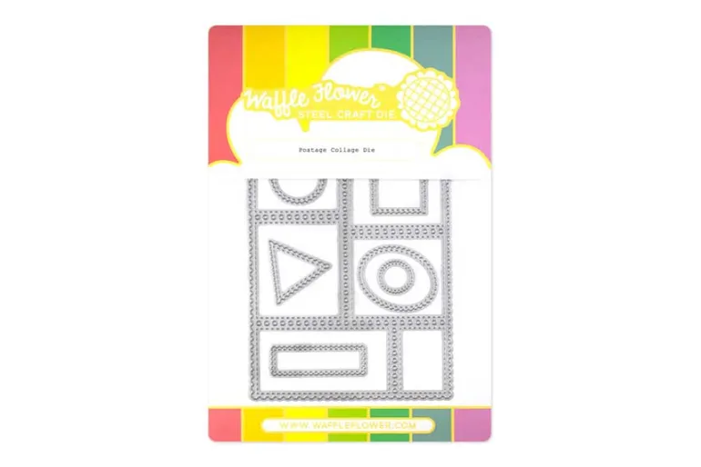 Postage Collage Cat Silhouettes Stamp Set