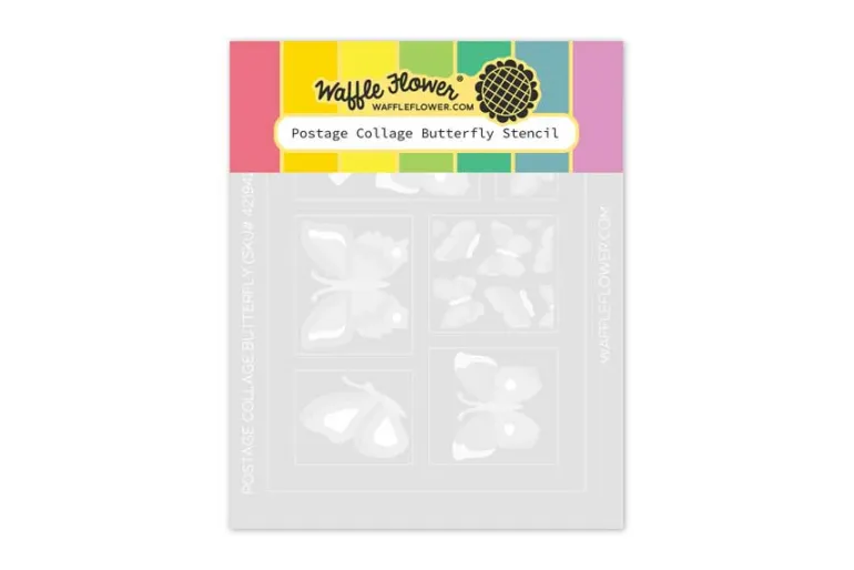 Postage Collage Dog Silhouettes Stamp Set
