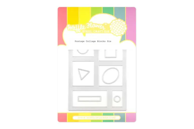 Postage Collage Dog Silhouettes Stamp Set
