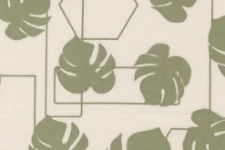 Potted Canvas Monstera Geo Ash Gray