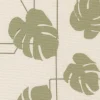 Potted Canvas Monstera Geo Stone