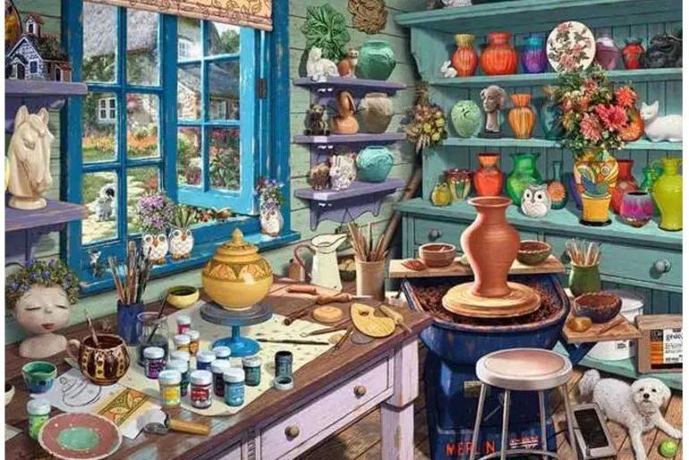Pottery Studio Sanctuary – 500 XL Piece Puzzle