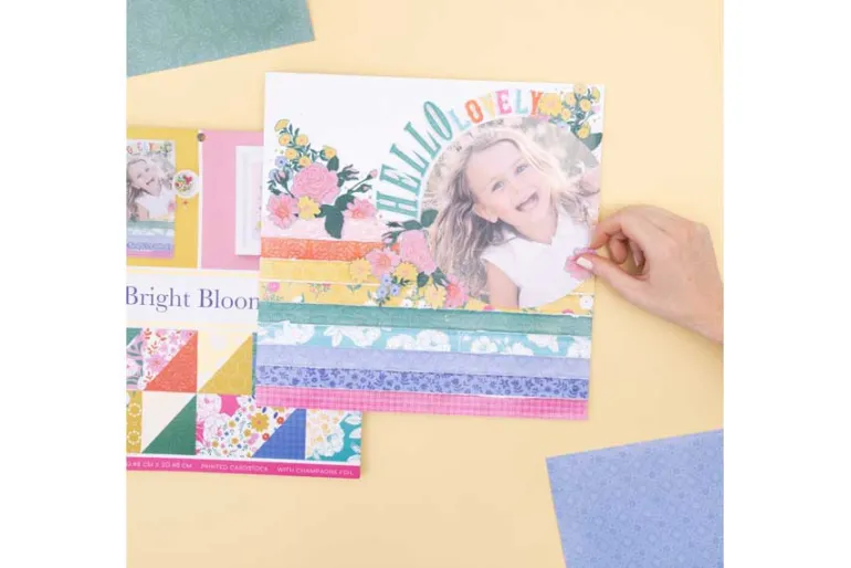 Premium Paper 12″X12″ – Bright Blooms