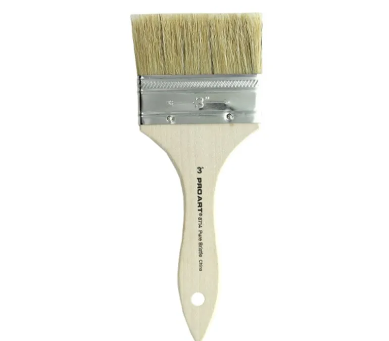 Pro Art Brush – White Bristle (view sizes)