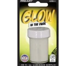 Pro Art Glow In Dark Acrylic Paint – 9-ounce – Luminous