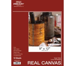 Pro Art Real Canvas Pad – 9-inch x 12-inch