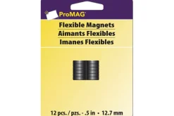 ProMag Flexible Round Magnets – .5″ Round – 12pc.