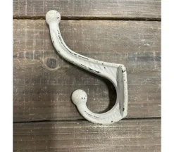 2-Prong Iron Hook – Gray Finish