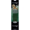 Protege Brush Set – Gold Nylon – Short Handle – 6 Piece