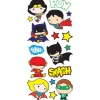 Puffy Stickers – Justice League Heroes Chibi