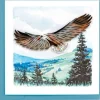 QuillingCard Quilled Greeting Card – Soaring Eagle