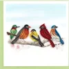 QuillingCard Quilled Greeting Card – Songbirds