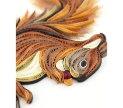 QuillingCard Quilled Greeting Card – Squirrel