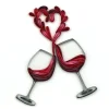 QuillingCard Quilled Greeting Card – A Toast To Love