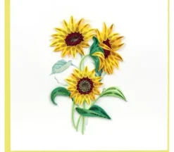 QuillingCard Quilled Greeting Card – Sunflower