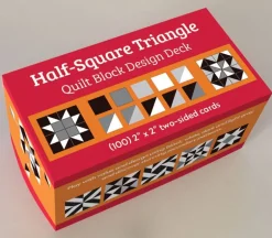 Quilt Builder Half Square Triangle Quilt Block Design Deck 20502