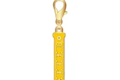 Quilter Script Enamel Zipper Pull Charm