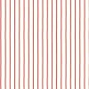 Radiant Ruby Stripe Red on Cloud White