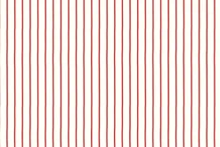 Radiant Ruby Stripe Red on Cloud White