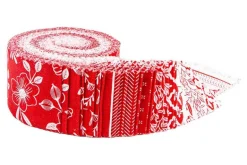 Radiant Ruby Stripe Red on Cloud White
