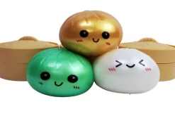 Rainbow Metallic Squishy Bun