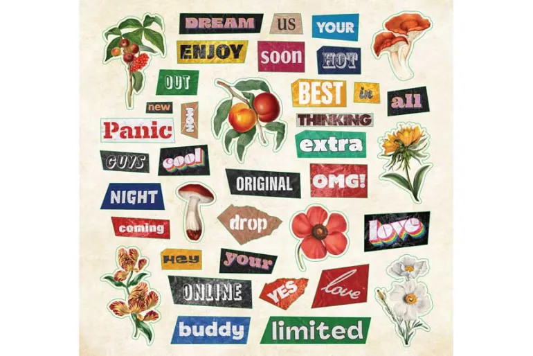 Ransom Notes Sticker Book