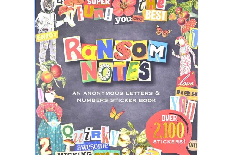 Ransom Notes Sticker Book