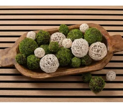 Rattan Ball Fillers – Small Decorative Spheres, 12-Piece Set