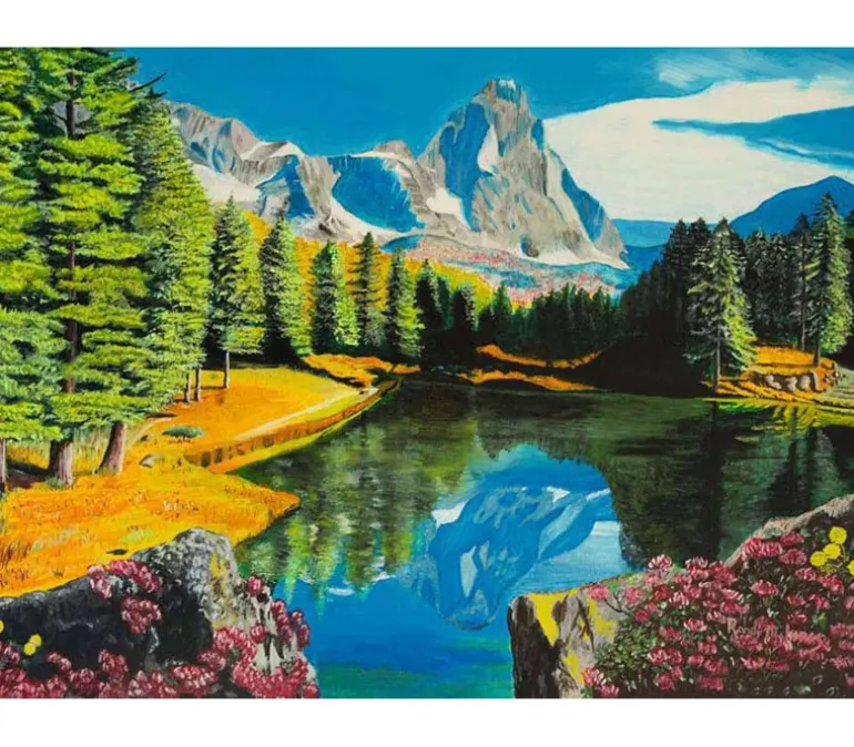 Ravensburger Rocky Mountain Reflections Puzzle – Large Format – 300 Piece