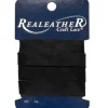 Realeather Crafts Suede Strip – Black