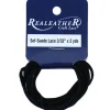 Realeather Soft Suede Lace – 3/32-inch x 2-yard – Black
