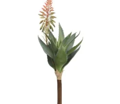 10″ Real Touch Aloe Pick, Green/Grey
