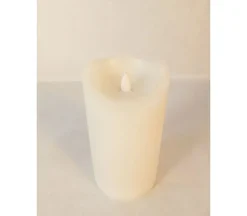 Real Wax Flameless Candle – 4-inch x 7-inch