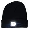 Rechargable Led Beanie – Black