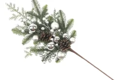32″ Red Jingle Bell Spray