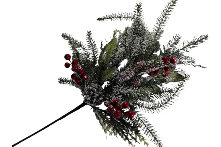 32″ Red Jingle Bell Spray