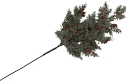 15″ Red Velvet Poinsettia Stem