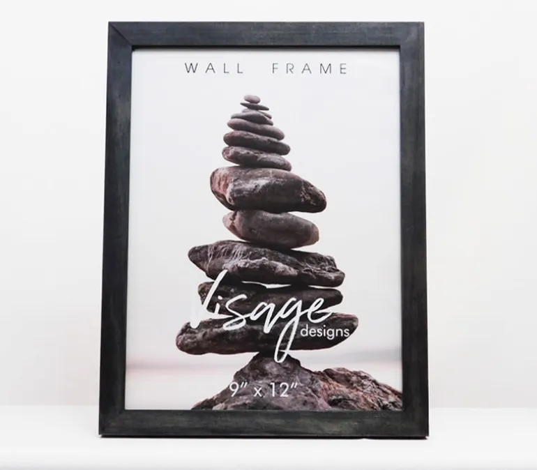 Regal Visage Wall Frame – Black Oak (view sizes)