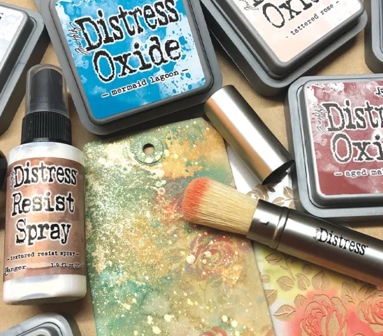 Retractable Distress Blending Brush – 2 Piece Tim Holtz