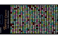 Rhinestone Dot Stickers – 6mm – Amethyst