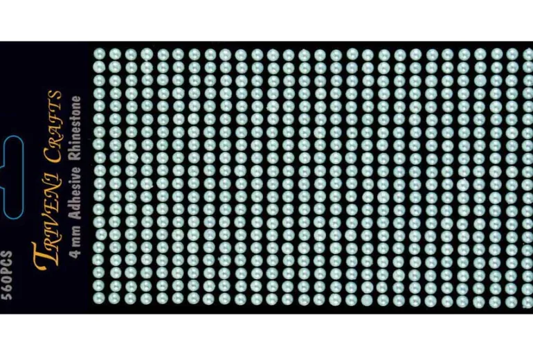 Rhinestone Dot Stickers – 6mm – Clear