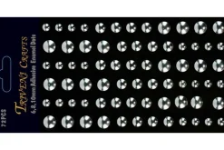 Rhinestone Dot Stickers – 3mm – Clear