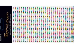 Rhinestone Dot Stickers – 3mm – Clear